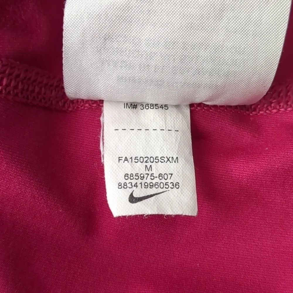 Nike Pro Dry Fit Top V Neck  Hot Pink M - Picture 9 of 9